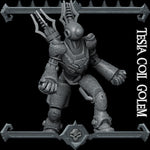 TESLA COIL GOLEM - Miniature | All Sizes | Dungeons and Dragons | Pathfinder | War Gaming