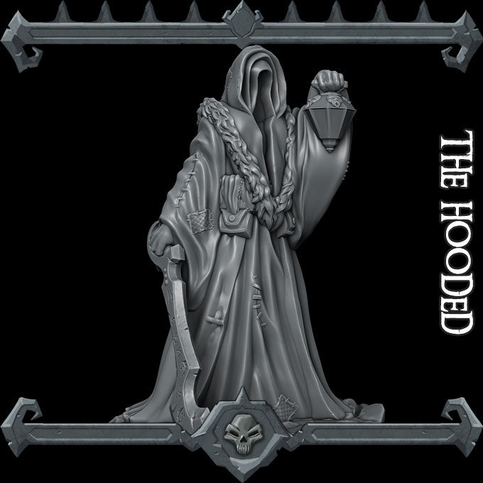 THE HOODED - Miniature | All Sizes | Dungeons and Dragons | Pathfinder | War Gaming