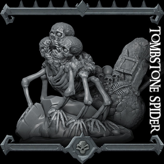 TOMBSTONE SPIDER - Miniature | Dungeons and Dragons | Pathfinder | War Gaming