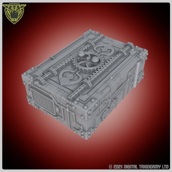 Steampunk Mechanical Dice Box by Digital Taxidermy