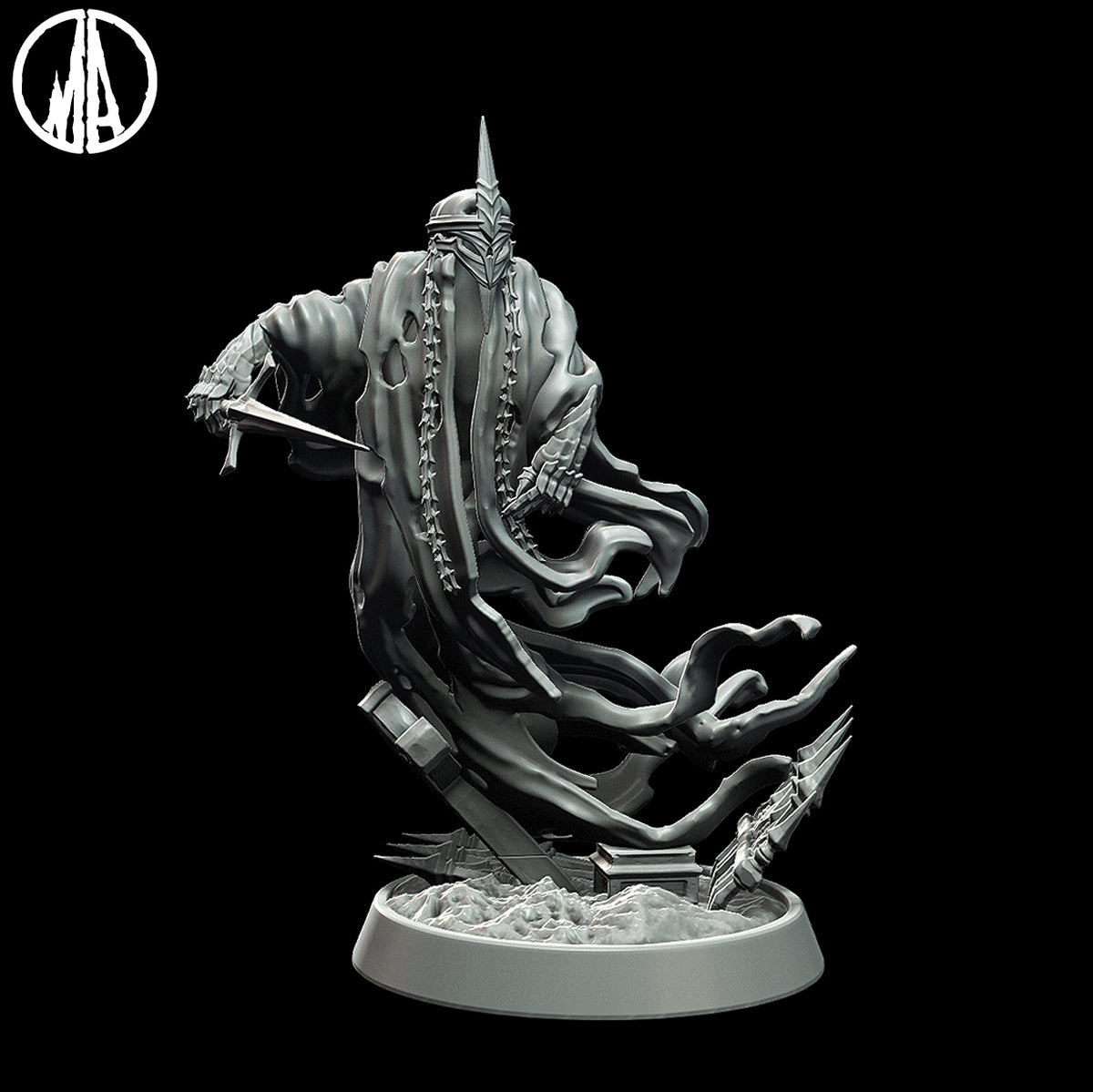 Damned Spirit | 32mm Scale Resin Model | From the Lost Souls Collection