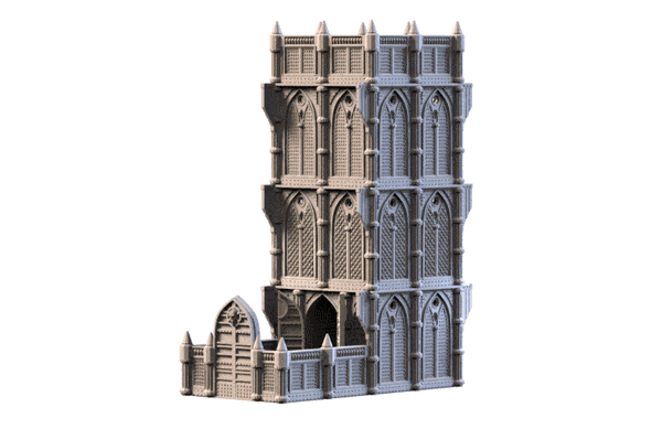 The Game of Destiny - 'Cathedral Tower' Dice Tower