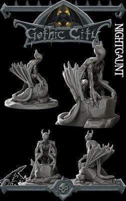 Nightgaunt - Miniature -All Sizes | Dungeons and Dragons | Pathfinder | War Gaming