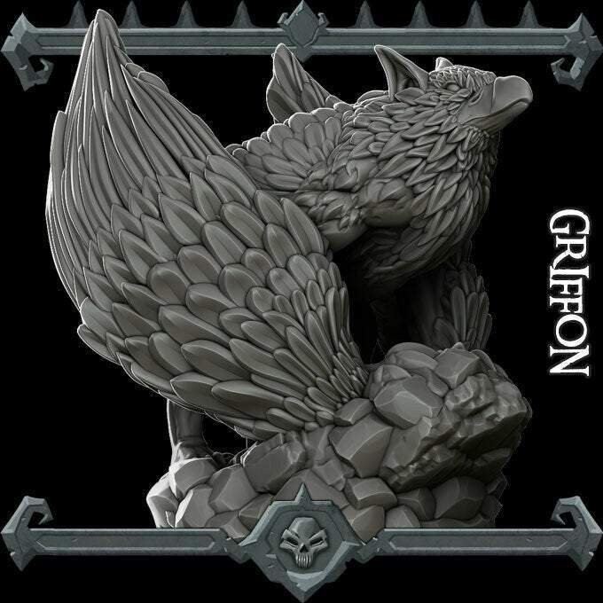 GRIFFON - Miniature -All Sizes | Dungeons and Dragons | Pathfinder | War Gaming