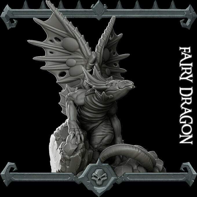 FAIRY DRAGON - Miniature -All Sizes | Dungeons and Dragons | Pathfinder | War Gaming