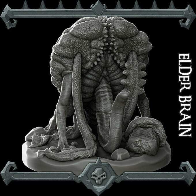 ELDER BRAIN - Miniature -All Sizes | Dungeons and Dragons | Pathfinder | War Gaming