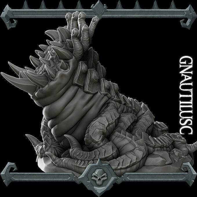 GNAUTILUSC - Miniature -All Sizes | Dungeons and Dragons | Pathfinder | War Gaming
