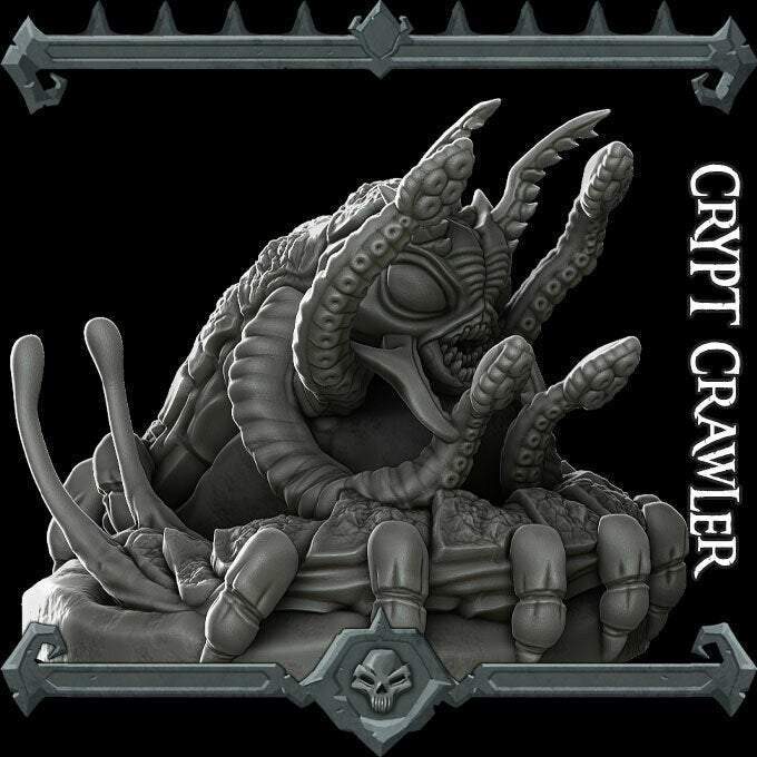 CRYPT CRAWLER - Miniature -All Sizes | Dungeons and Dragons | Pathfinder | War Gaming