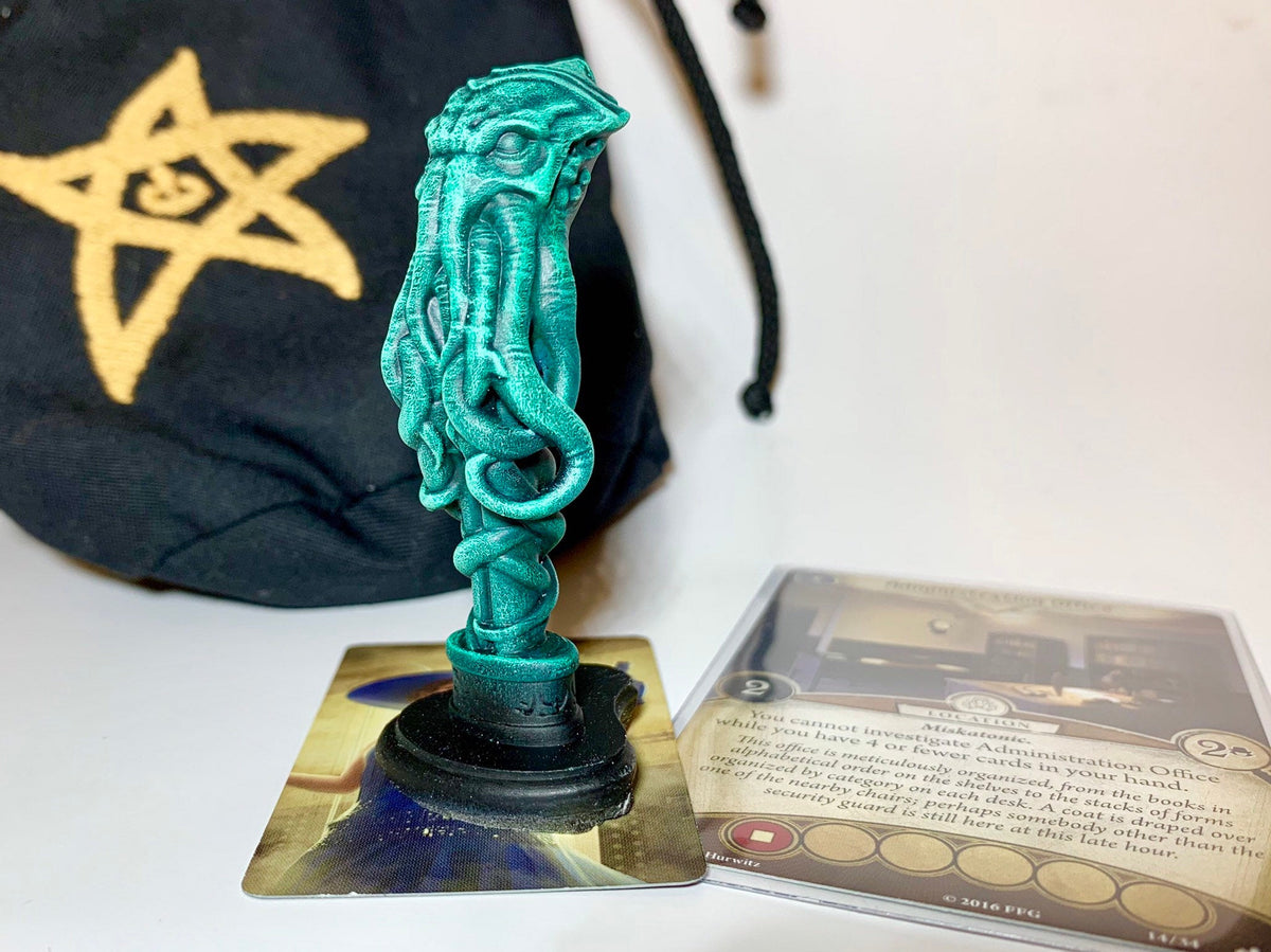 Cthulhu Idol Hand Painted / Turn Counter / Game Miniature / Arkham Horror LCG / Eldritch / Lovecraft
