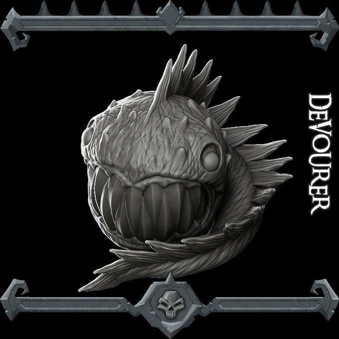 DEVOURER - Miniature -All Sizes | Dungeons and Dragons | Pathfinder | War Gaming