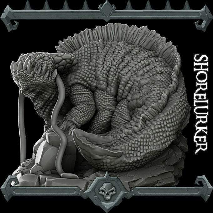 SHORELURKER - Miniature -All Sizes | Dungeons and Dragons | Pathfinder | War Gaming