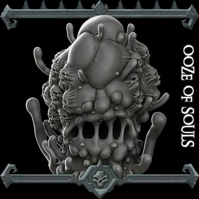 OOZE OF SOULS - Miniature -All Sizes | Dungeons and Dragons | Pathfinder | War Gaming