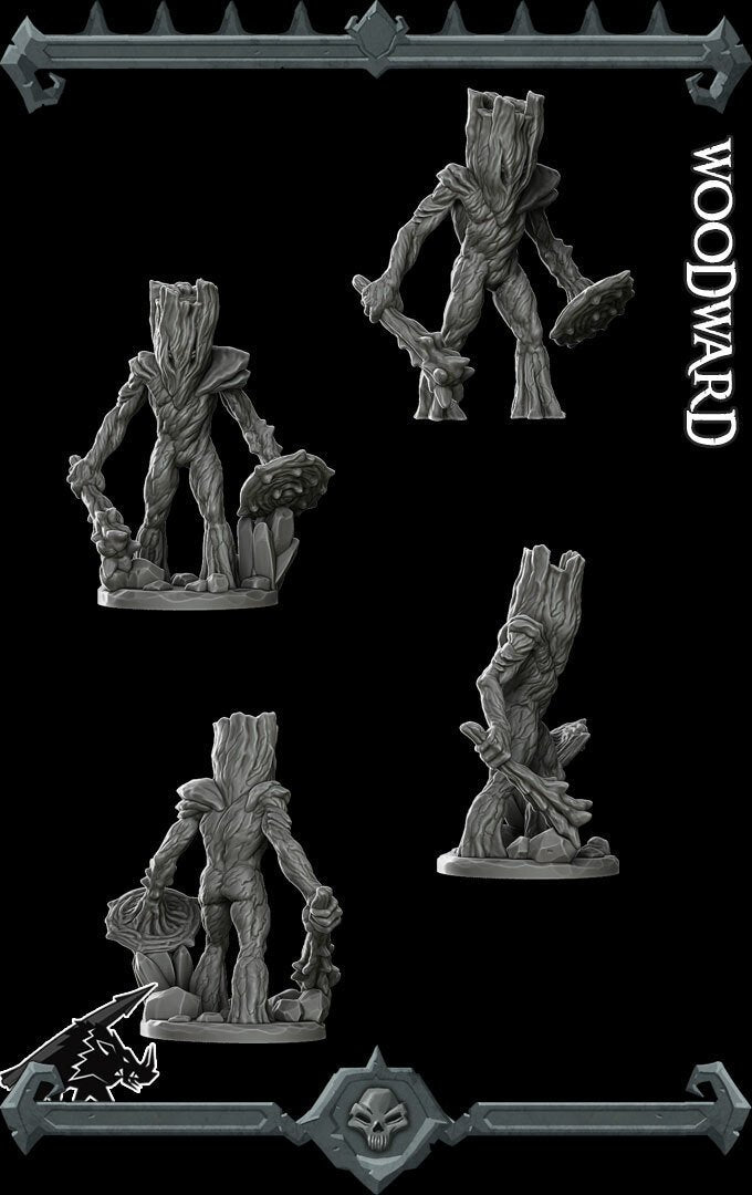 WOOD WARD - Miniature -All Sizes | Dungeons and Dragons | Pathfinder | War Gaming