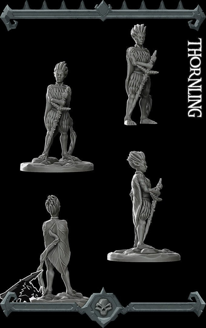 THORNLING - Miniature -All Sizes | Dungeons and Dragons | Pathfinder | War Gaming