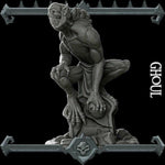 Ghoul - Miniature -All Sizes | Dungeons and Dragons | Pathfinder | War Gaming