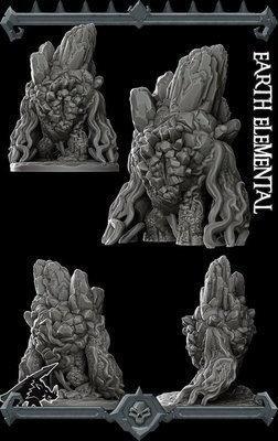 Earth Elemental - Miniature -All Sizes | Dungeons and Dragons | Pathfinder | War Gaming