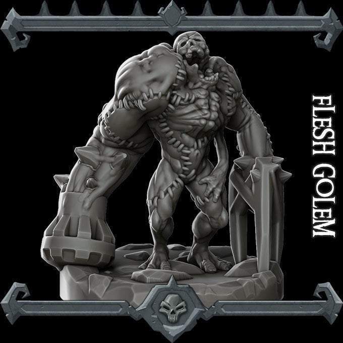 Flesh Golem - Miniature -All Sizes | Dungeons and Dragons | Pathfinder | War Gaming