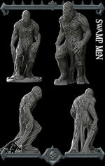 SWAMP MEN - Miniature -All Sizes | Dungeons and Dragons | Pathfinder | War Gaming