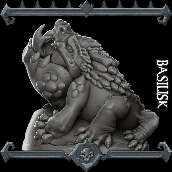 BASILISK - Miniature -All Sizes | Dungeons and Dragons | Pathfinder | War Gaming