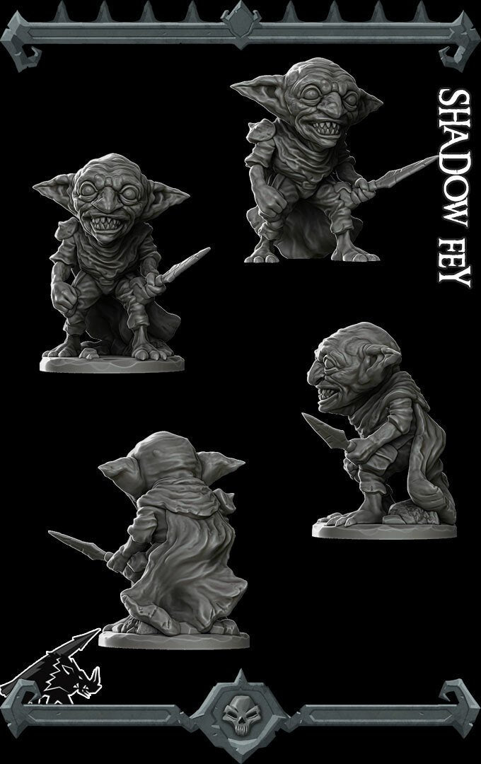 SHADOW FEY - Miniature -All Sizes | Dungeons and Dragons | Pathfinder | War Gaming