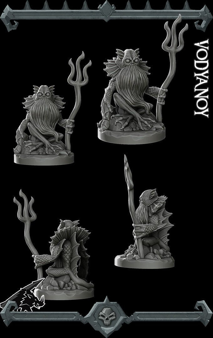VODYANOY - Miniature -All Sizes | Dungeons and Dragons | Pathfinder | War Gaming