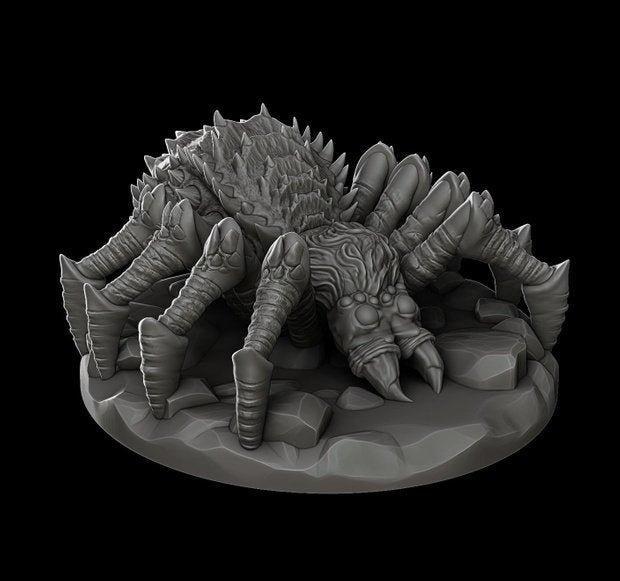 DIRE SPIDER - Miniature -All Sizes | Dungeons and Dragons | Pathfinder | War Gaming