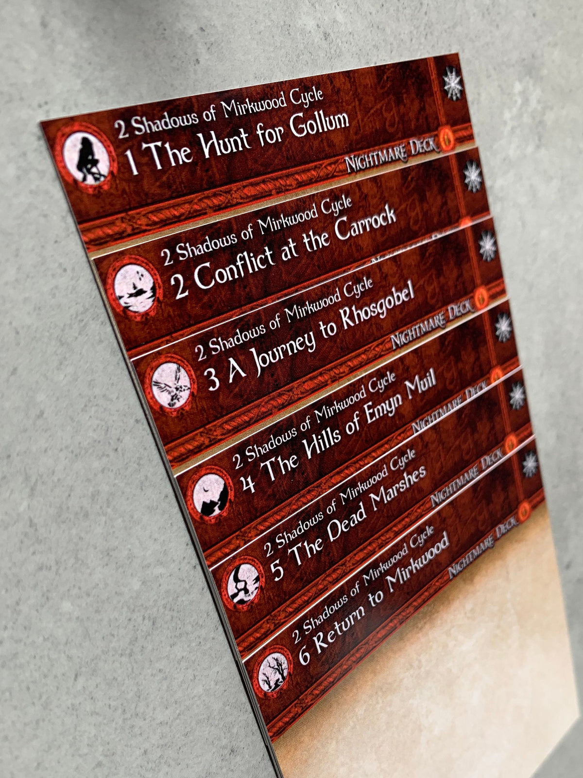 Lord of the Rings: The Card Game LCG Deck Box Dividers