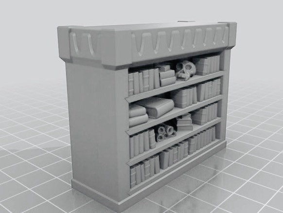 Mini Bookcase Kit For D&D, Hero Quest, Dungeon Furniture– Paragon Star