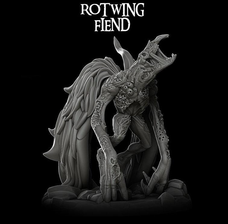 ROTWING FIEND - Miniature -All Sizes | Dungeons and Dragons | Pathfinder | War Gaming