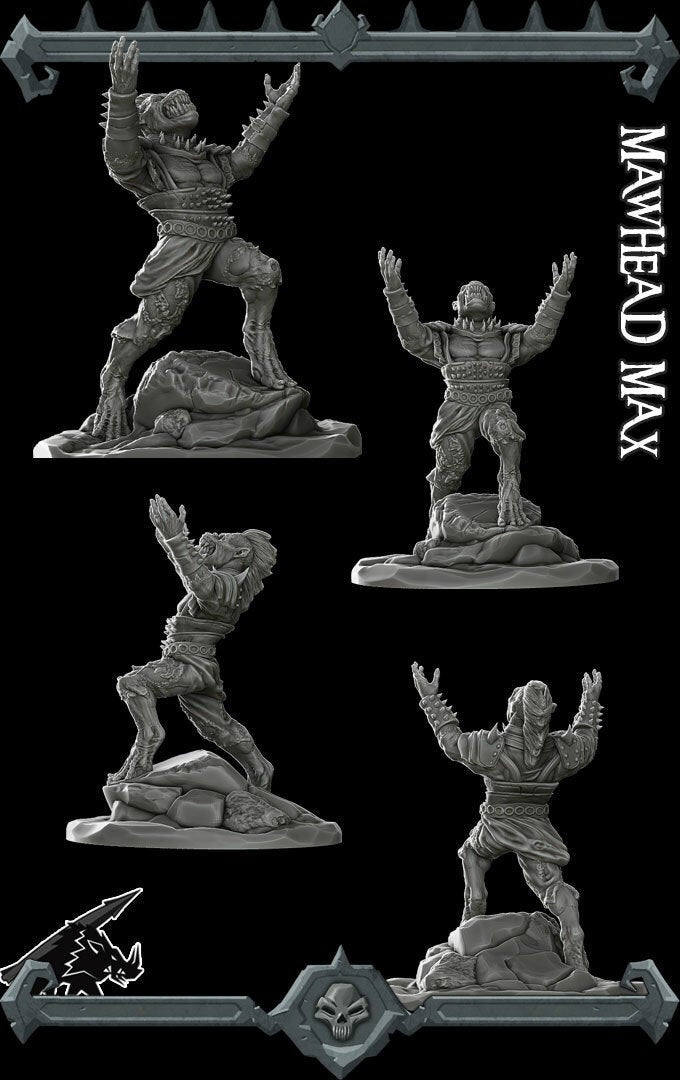 MAWHEAD MAX - Miniature | All Sizes | Dungeons and Dragons | Pathfinder | War Gaming