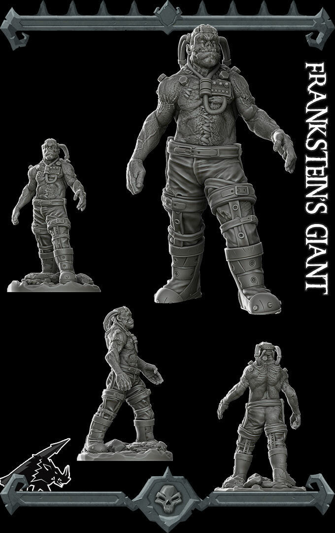 FRANKENSTEINS GIANT - Resin miniature | Many Size Options |Dungeons and dragons | Cthulhu| Pathfinder | War Gaming