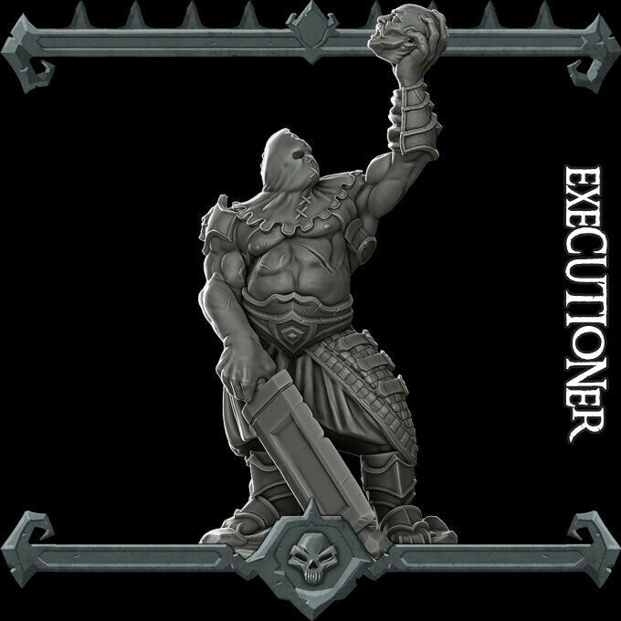EXECUTIONER - Miniature | All Sizes | Dungeons and Dragons | Pathfinder | War Gaming