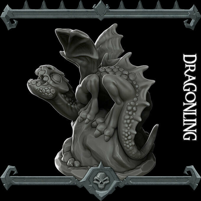 DRAGONLING - Miniature | All Sizes | Dungeons and Dragons | Pathfinder | War Gaming