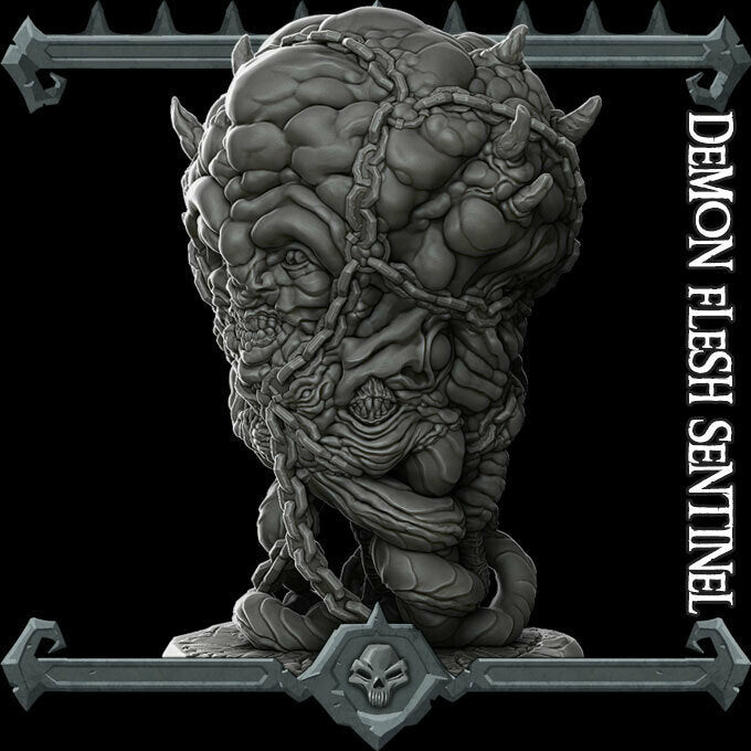 DEMON FLESH SENTINEL - Miniature | All Sizes | Dungeons and Dragons | Pathfinder | War Gaming
