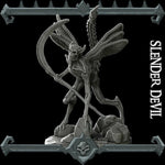 SLENDER DEVIL - Miniature | All Sizes | Dungeons and Dragons | Pathfinder | War Gaming