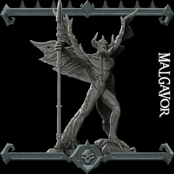 MALIGAVOR - Miniature | All Sizes | Dungeons and Dragons | Pathfinder | War Gaming