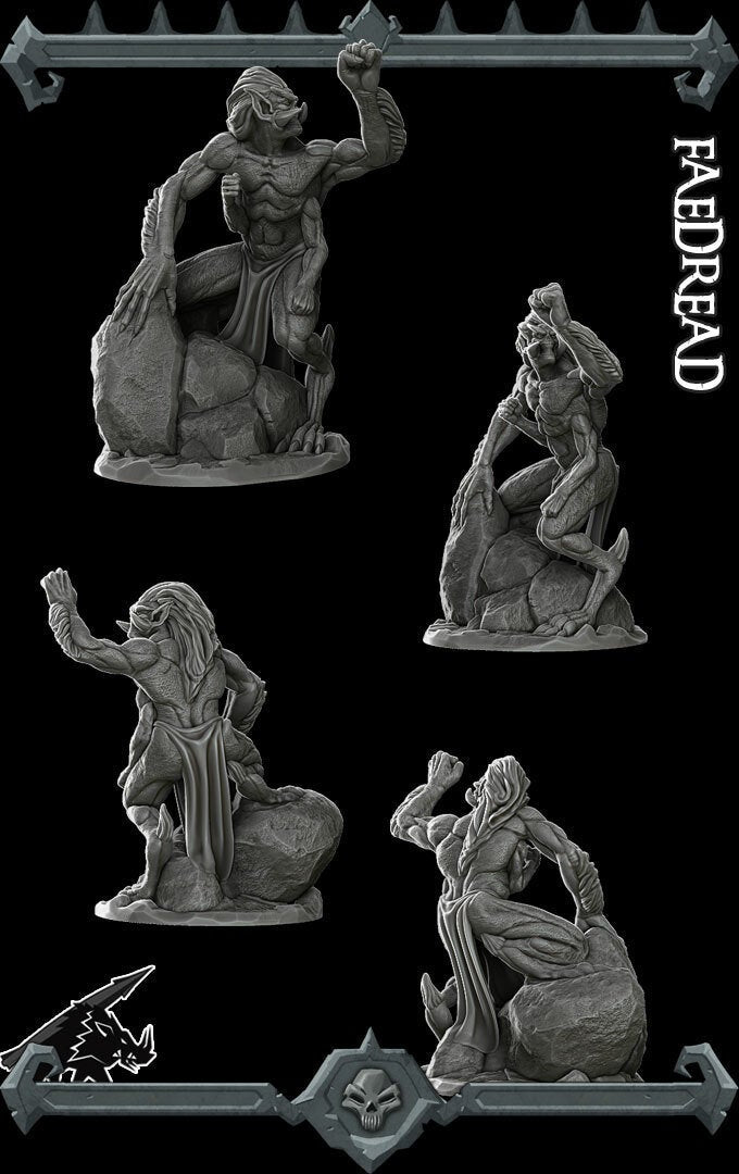 FAEDREAD - Miniature | All Sizes | Dungeons and Dragons | Pathfinder | War Gaming