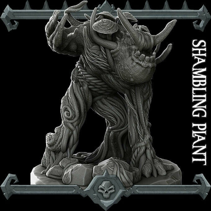 SHAMBLING PLANT - Miniature | All Sizes | Dungeons and Dragons | Pathfinder | War Gaming