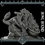 HOWL HOUND- Miniature | All Sizes | Dungeons and Dragons | Pathfinder | War Gaming