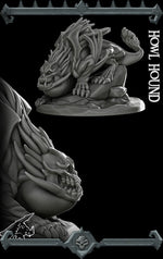 HOWL HOUND- Miniature | All Sizes | Dungeons and Dragons | Pathfinder | War Gaming