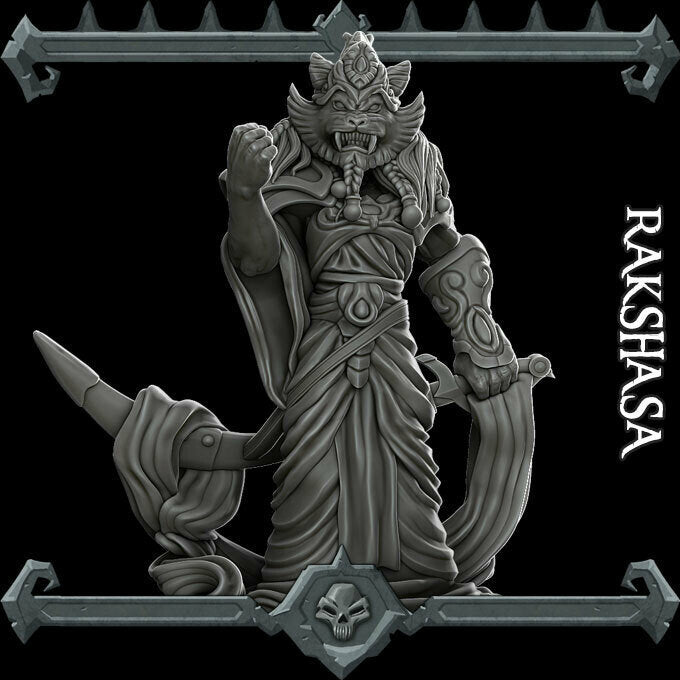 RAKSHASA - Miniature | All Sizes | Dungeons and Dragons | Pathfinder | War Gaming
