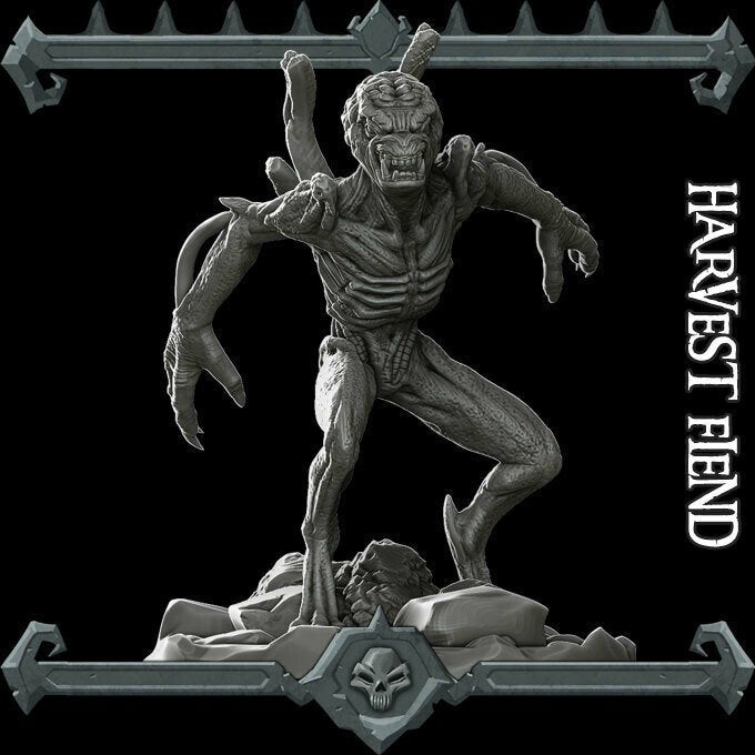 HARVEST FIEND - Miniature | All Sizes | Dungeons and Dragons | Pathfinder | War Gaming