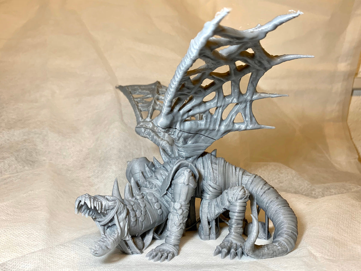 MUMMY DRAGON - Giant PLA miniature|Dungeons and dragons | Cthulhu| Pathfinder | War Gaming