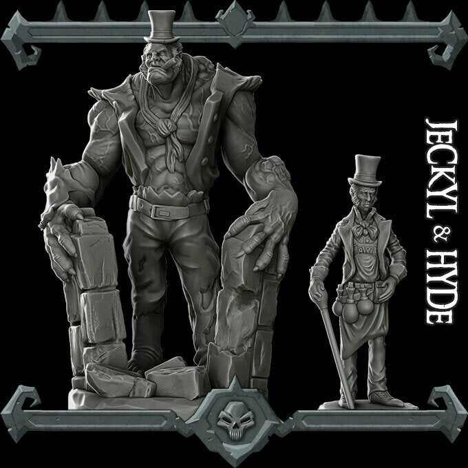 JECKYL & HYDE - Miniatures -| All Sizes | Dungeons and Dragons | Pathfinder | War Gaming