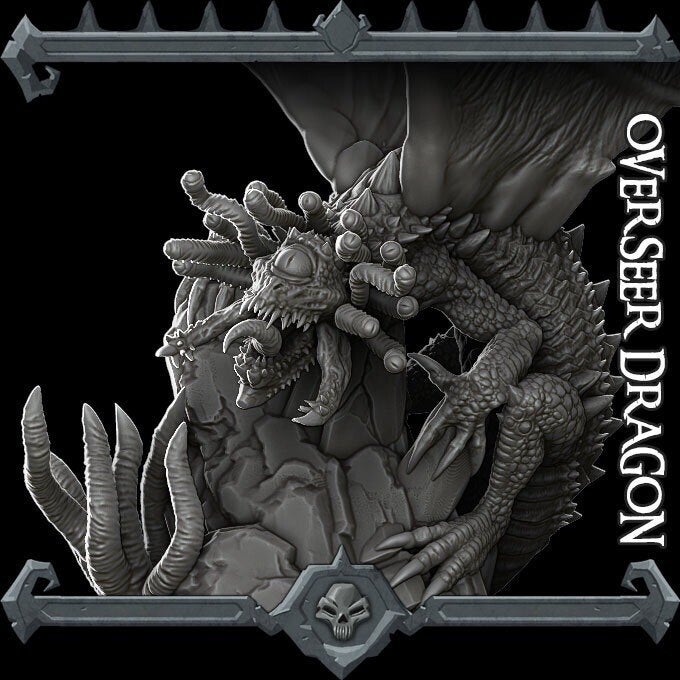 OVERSEER DRAGON - Miniature | All Sizes | Dungeons and Dragons | Pathfinder | War Gaming