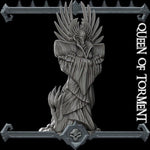 QUEEN OF TORMENT - Miniature | All Sizes | Dungeons and Dragons | Pathfinder | War Gaming