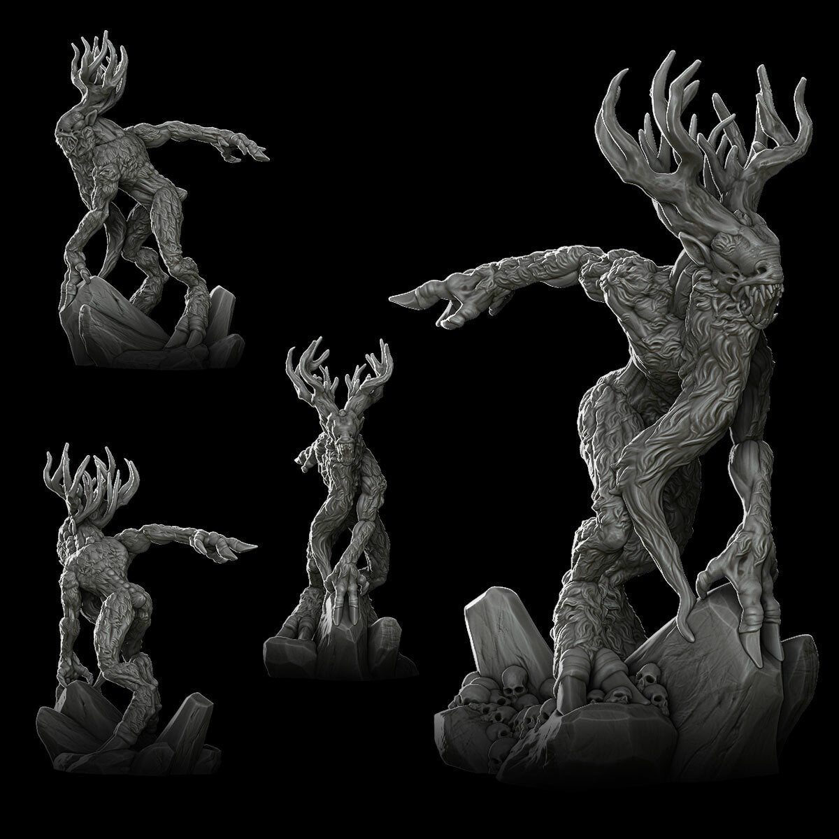 RAMGORER - Miniature | All Sizes | Dungeons and Dragons | Pathfinder | War Gaming