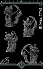 SKULL WRAITH - Miniature | All Sizes | Dungeons and Dragons | Pathfinder | War Gaming