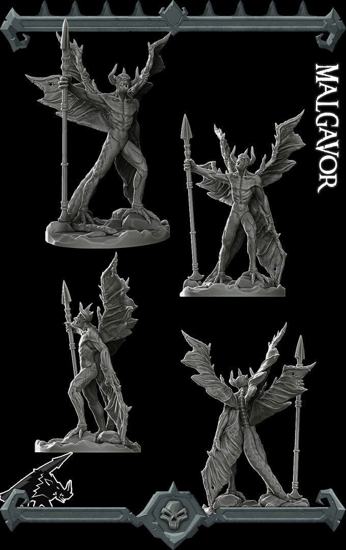 MALIGAVOR - Miniature | All Sizes | Dungeons and Dragons | Pathfinder | War Gaming