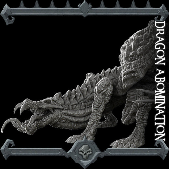 DRAGON ABOMINATION - EPIC Sized Model Kit | Dungeons and dragons | Cthulhu| Pathfinder | War Gaming